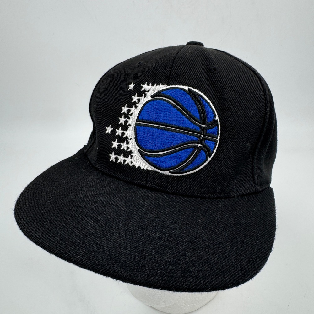 Mitchell & Ness Orlando Magic Hat Mens OSFM Black Snapback Hardwood Classics NBA